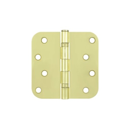 Deltana S44R5BB3 5/8 Radius Hinge Polished Brass, 10PK S44R5BB3-XCP10